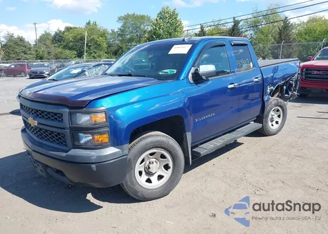 2015 Chevrolet Silverado 1500 Ls/Wt из США, поврежденный, VIN 1GCVKPEH7FZ325188